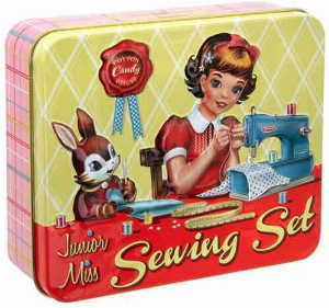 Cotton Candy Mini Näh-Set Metalldose