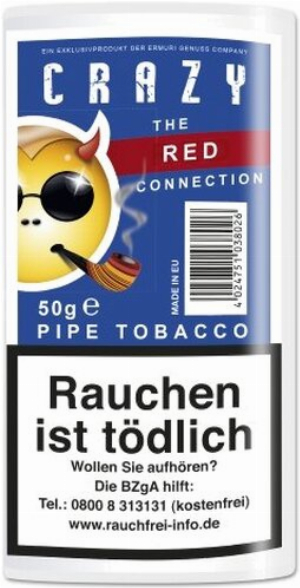 Crazy Pfeifentabak Red 50g Päckchen