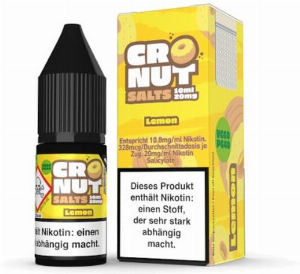 CRONUT Salts Lemon 20mg Nicsalt Liquid