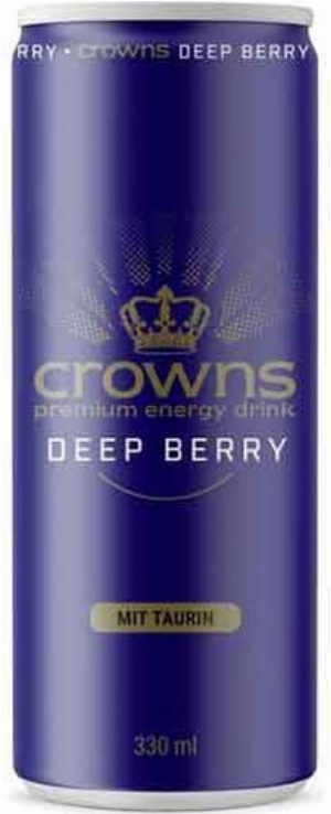 Crowns Deep Berry Premium Energy Drink