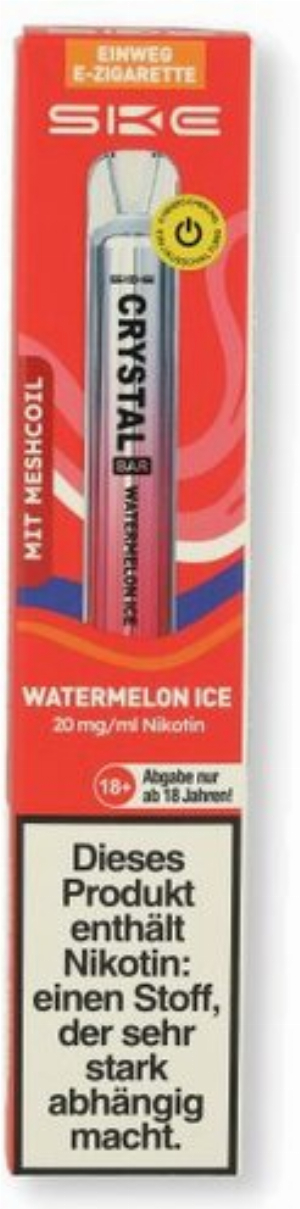 SKE Crystal Bar Watermelon Ice Einweg E-Zigarette 20mg