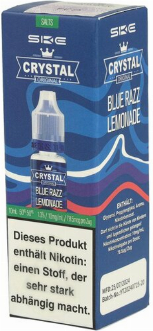 SKE Crystal Blue Razz Lemonade Nikotinsalzliquid 10mg/ml 10ml