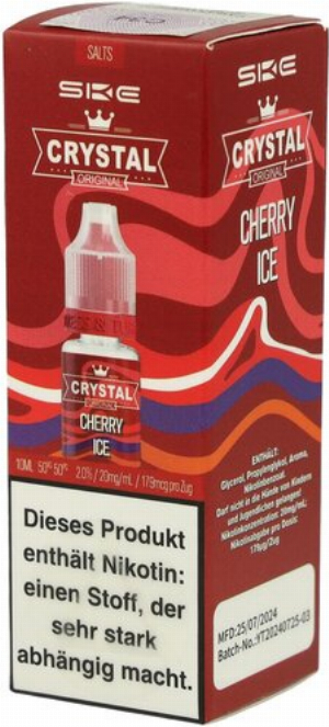 SKE Crystal Cherry Ice Nikotinsalzliquid 20mg/ml 10ml