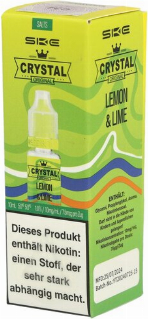 SKE Crystal Lemon & Lime Nikotinsalzliquid 10mg/ml 10ml