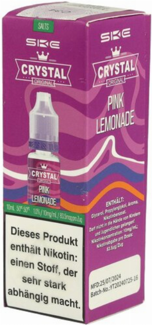 SKE Crystal Pink Lemonade Nikotinsalzliquid 10mg/ml 10ml