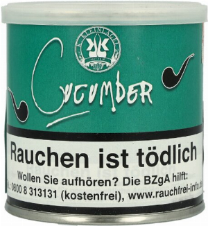 Cucumber Pfeifentabak K. Kleinlagel mit Geschmack 50g Dose