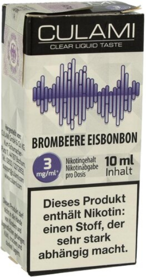 Culami Liquid Brombeere Eisbonbon 3mg