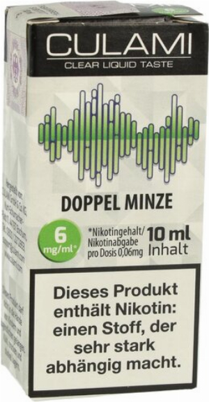 Culami Liquid Doppel Minze 6mg