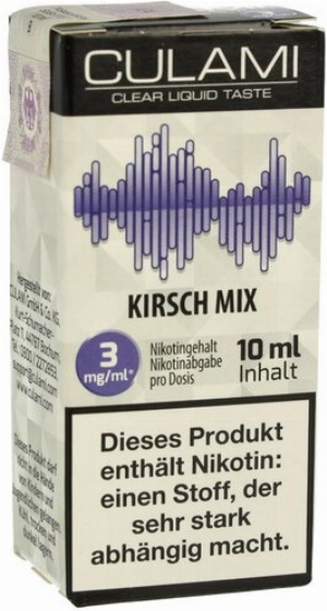 Culami Liquid Kirsch Mix 3mg
