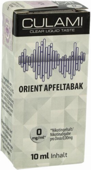 Culami Liquid Orient Apfeltabak 0mg