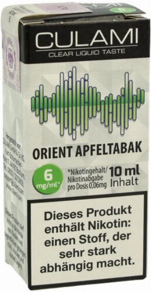 Culami Liquid Orient Apfeltabak 6mg