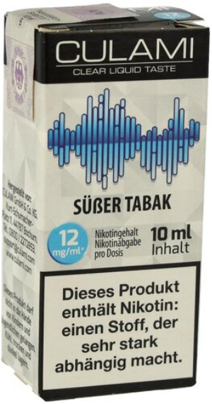 Culami Liquid Süßer Tabak 12mg