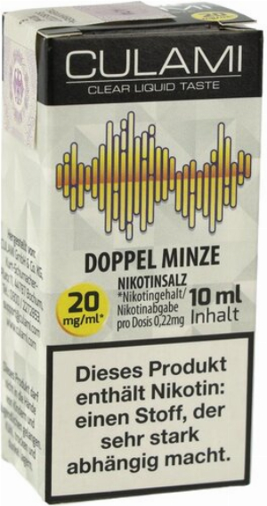 Culami Nikotinsalzliquid Doppel Minze 20mg