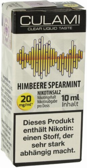 Culami Nikotinsalzliquid Himbeere Spearmint 20mg