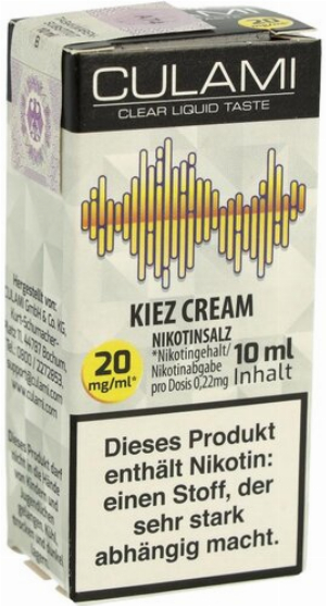 Culami Nikotinsalzliquid Kiez Cream 20mg