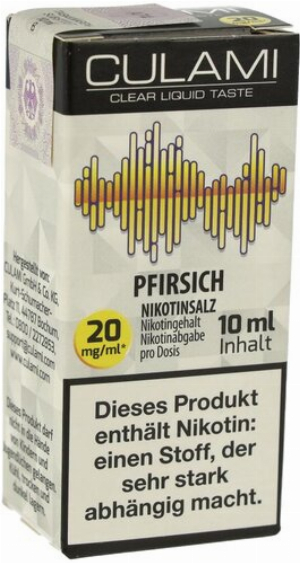 Culami Nikotinsalzliquid Pfirsich 20mg