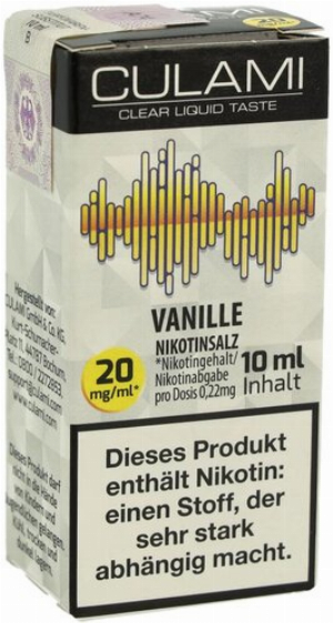 Culami Nikotinsalzliquid Vanille 20mg