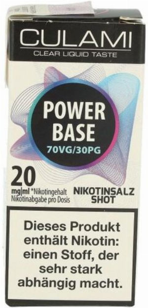 Culami Nikotinsalzshot 70VG / 30PG 20mg