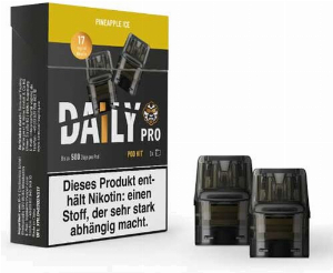 Daily Pro Pod Pineapple Ice 17mg 2Stk.