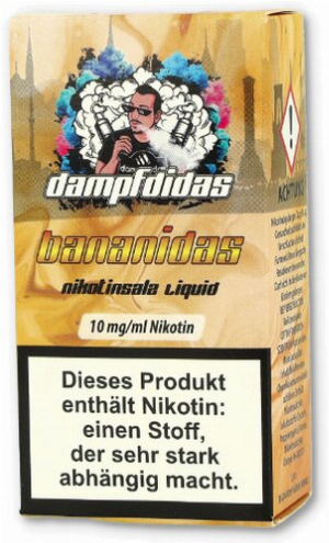 Dampfdidas Nikotinsalz Liquid Bananidas 10mg