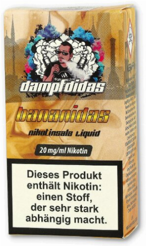 Dampfdidas Nikotinsalz Liquid Bananidas 20mg