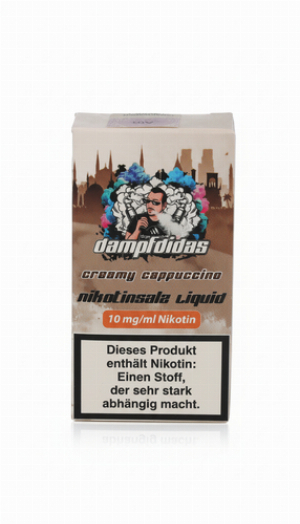 Dampfdidas Nikotinsalz Liquid Creamy Cappuccino 10mg