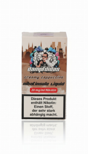 Dampfdidas Nikotinsalz Liquid Creamy Cappuccino 20mg