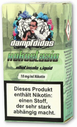 Dampfdidas Nikotinsalz Liquid Kokostazie 10mg
