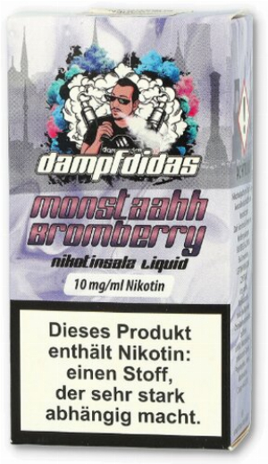 Dampfdidas Nikotinsalz Liquid Monstaahh Bromberry 10mg