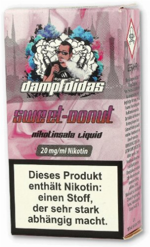 Dampfdidas Nikotinsalz Liquid Sweet-Donut 20mg