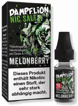 Dampflion Intense Nikotinsalz Liquid Melonberry 10ml 10mg