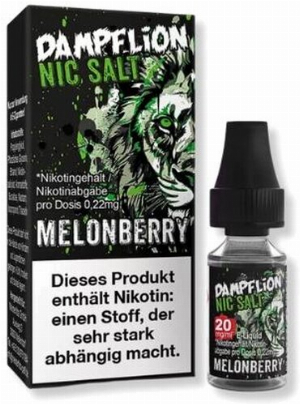 Dampflion Intense Nikotinsalz Liquid Melonberry 10ml 20mg