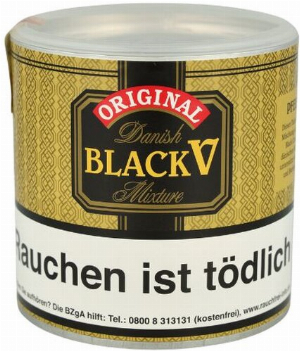 Danish Black V Pfeifentabak 125g Nachfüllpackung