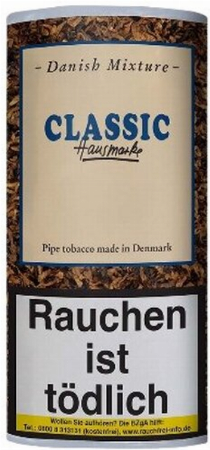 Danish Mixture Pfeifentabak Classic Hausmarke 50g Päckchen