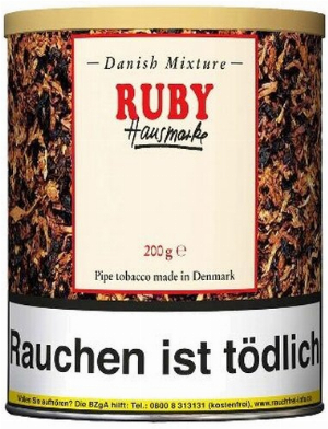 Danish Mixture Pfeifentabak Ruby Hausmarke (ehem. Cherry) 200g Dose