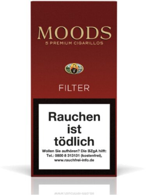 Dannemann Moods Filter Zigarillos 5er