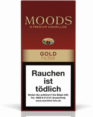 Dannemann Moods Golden Taste 5 Stk Zigarillos mit Filter