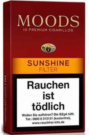 Dannemann Moods Sunshine Filter Zigarillos 10er