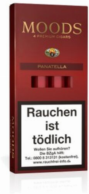 Dannemann Moods Tubos Zigarren 4 Stk.