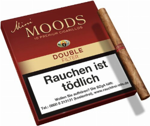 Dannemann Moods Zigarillos Mini Double Filter 10er