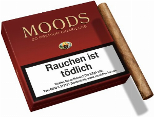 Dannemann Moods Zigarillos ohne Filter 20 Stk.