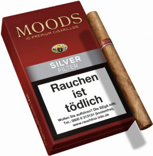 Dannemann Moods Zigarillos Silver Filter 10 Stk.