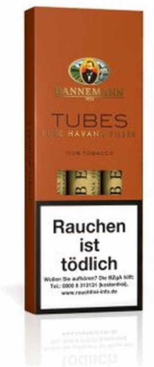 Dannemann Tubes Havana Zigarren 3 St.