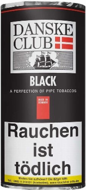 Danske Club Black Pfeifentabak 50g Päckchen