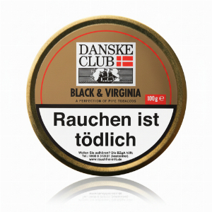 Danske Club Pfeifentabak Black & Virginia 100g Dose