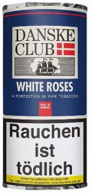 Danske Club Pfeifentabak White Roses 50g Päckchen