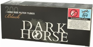 Dark Horse Black Zigarettenhülsen 200 Stück