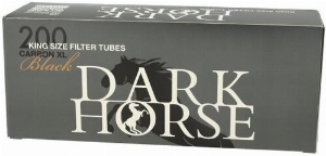 Dark Horse Carbon Black XL Zigarettenhülsen 200 Stück