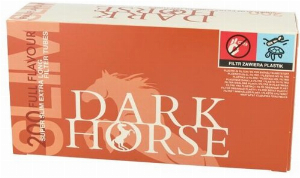 Dark Horse Full Flavor Zigarettenhülsen Super Slim Extra Long Filter 200 Stück