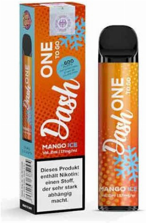 Dash One To Go Einweg E-Zigarette Mango Ice 17mg